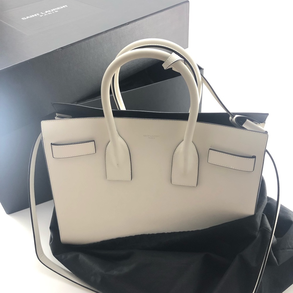 Ysl Sac de jour white/ black